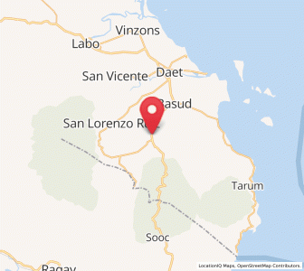 Map of San Felipe, Bicol
