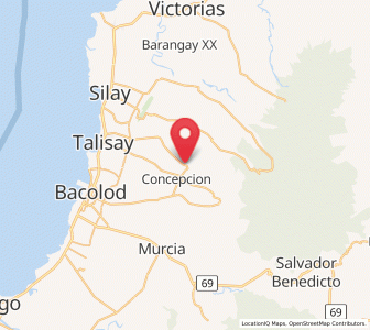 Map of San Fernando, Western Visayas