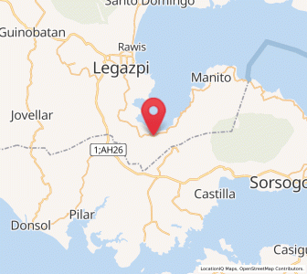 Map of San Francisco, Bicol