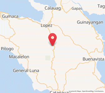Map of San Francisco, Calabarzon