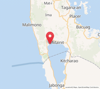 Map of San Francisco, Caraga