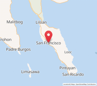 Map of San Francisco, Eastern Visayas