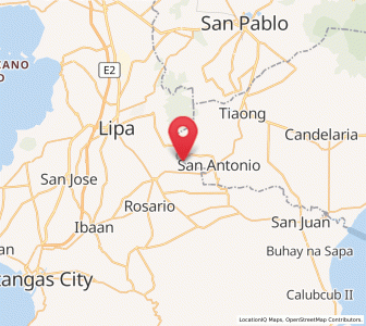 Map of San Francisco, Calabarzon