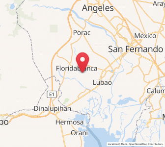 Map of San Francisco, Central Luzon