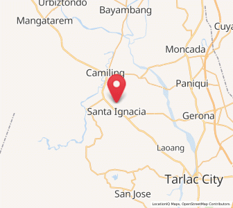 Map of San Francisco, Central Luzon