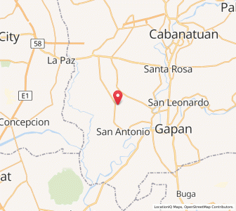 Map of San Francisco, Central Luzon