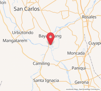 Map of San Gabriel First, Ilocos