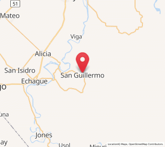 Map of San Guillermo, Cagayan Valley