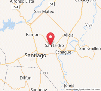 Map of San Isidro, Cagayan Valley