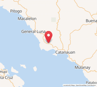Map of San Isidro, Calabarzon