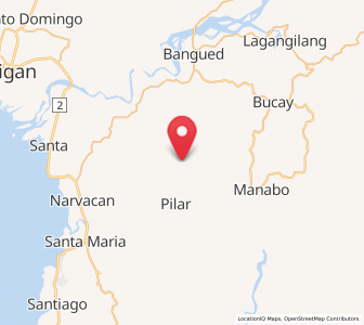 Map of San Isidro, Cordillera