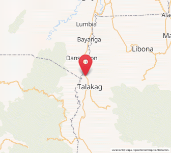 Map of San Isidro, Northern Mindanao