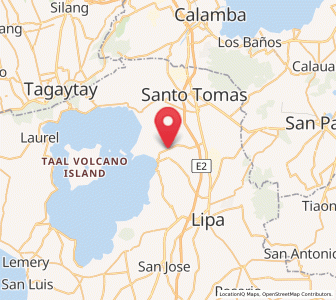 Map of San Isidro, Calabarzon