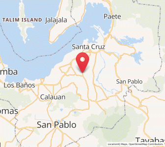 Map of San Isidro, Calabarzon