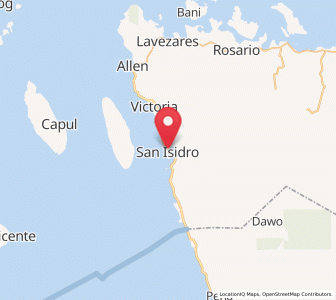 Map of San Isidro, Eastern Visayas