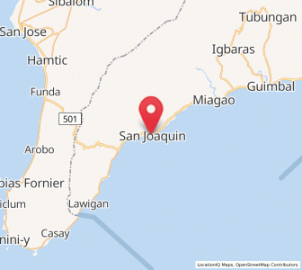 Map of San Joaquin, Western Visayas