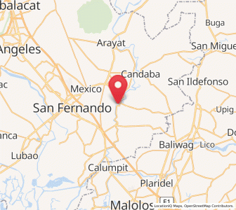 Map of San Jose, Central Luzon