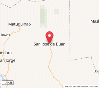 Map of San Jose de Buan, Eastern Visayas