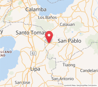 Map of San Juan, Calabarzon
