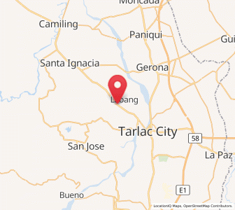 Map of San Juan de Mata, Central Luzon