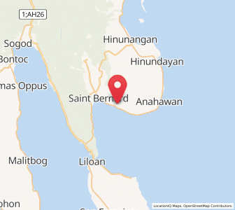 Map of San Juan, Eastern Visayas
