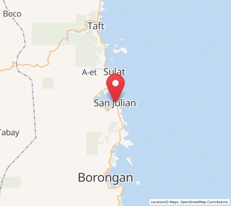 Map of San Julian, Eastern Visayas