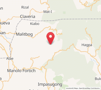 Map of San Luis, Northern Mindanao