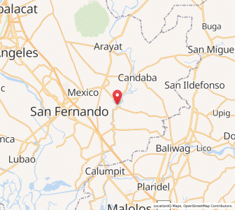Map of San Luis, Central Luzon