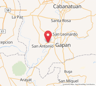 Map of San Mariano, Central Luzon