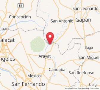 Map of San Mateo, Central Luzon