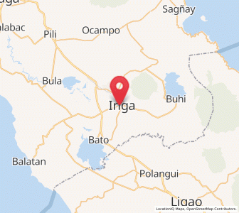 Map of San Miguel, Bicol