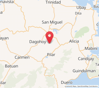 Map of San Miguel, Central Visayas