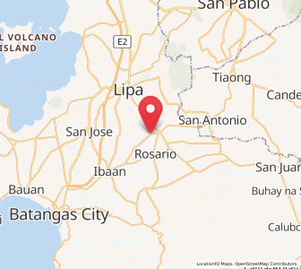 Map of San Miguel, Calabarzon