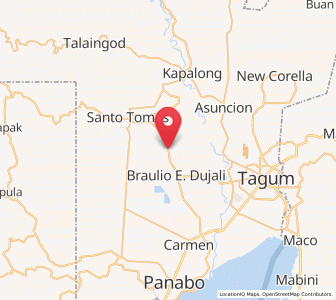 Map of San Miguel, Davao