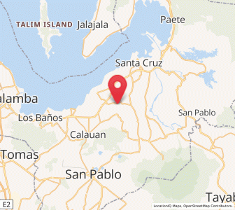 Map of San Miguel, Calabarzon