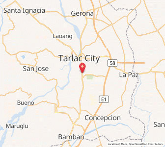 Map of San Miguel, Central Luzon