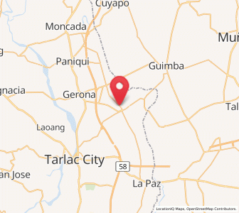Map of San Nicolas, Central Luzon