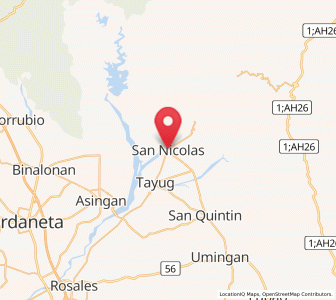 Map of San Nicolas, Ilocos