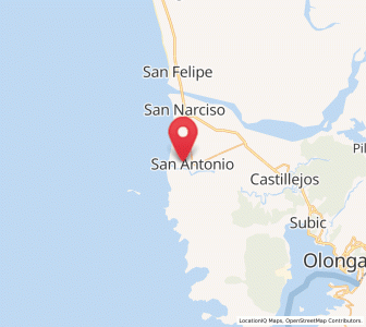 Map of San Nicolas, Central Luzon