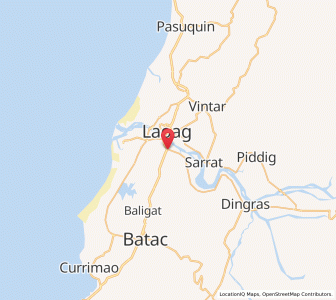 Map of San Nicolas, Ilocos