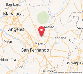 Map of San Patricio, Central Luzon