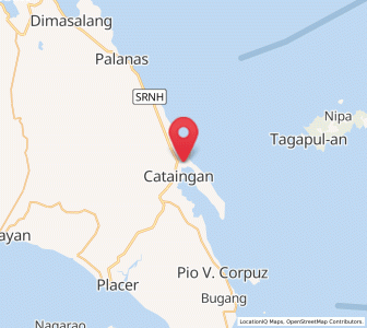 Map of San Pedro, Bicol