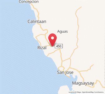 Map of San Pedro, Mimaropa
