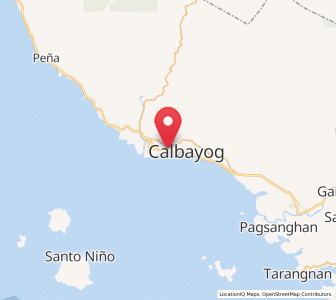 Map of San Policarpio, Eastern Visayas