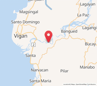 Map of San Quintin, Cordillera