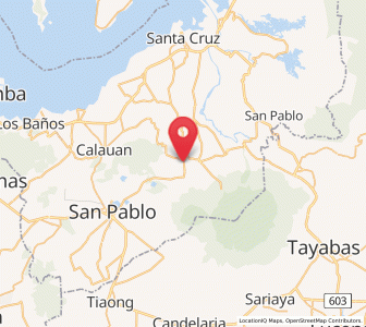 Map of San Rafael, Calabarzon
