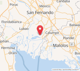 Map of San Rafael, Central Luzon