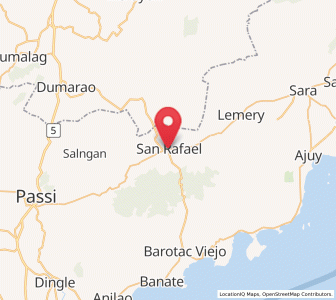 Map of San Rafael, Western Visayas