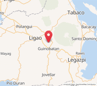Map of San Rafael, Bicol
