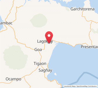 Map of San Ramon, Bicol